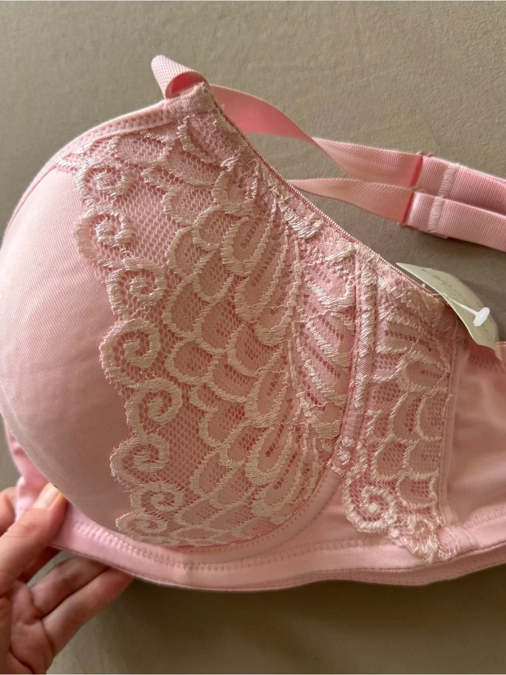 Rene Rofe Lace Detail Padded Sophistication Bra - Picture 6 of 9